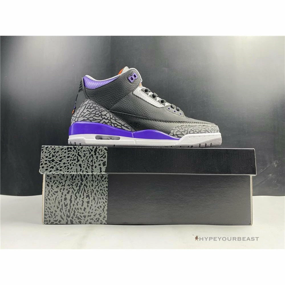 Air Jordan 3 ‘Court Purple Black Cement’