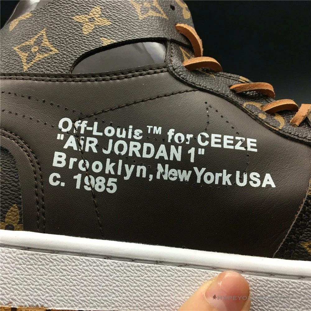 Off White X Jordan 1 X LV