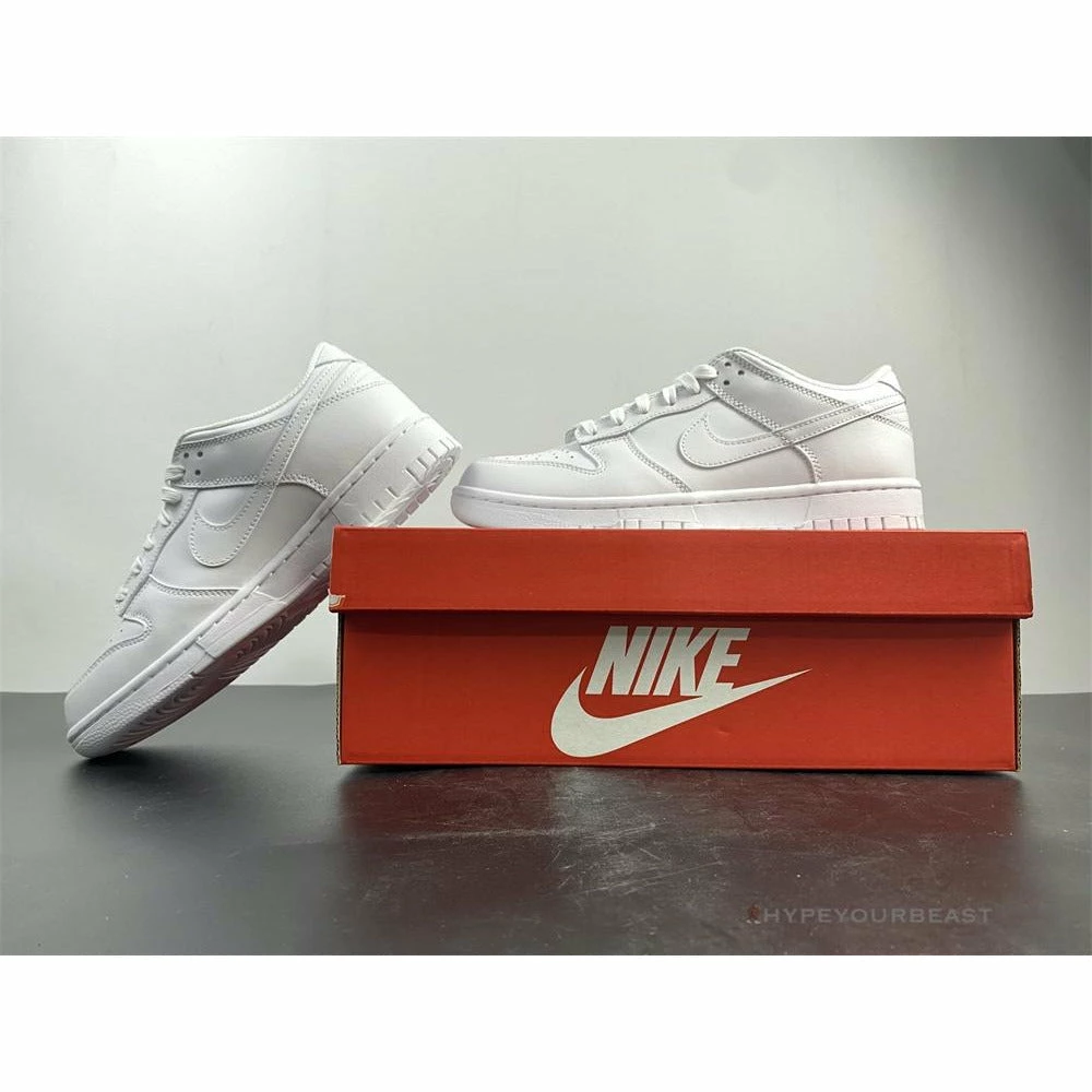 HypeYourBeast Nike Dunk Low Triple White
