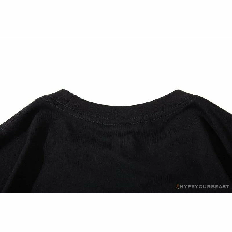 BAPE Baby Milo Color Letter Monkey Tee Shirt ‘BLACK’