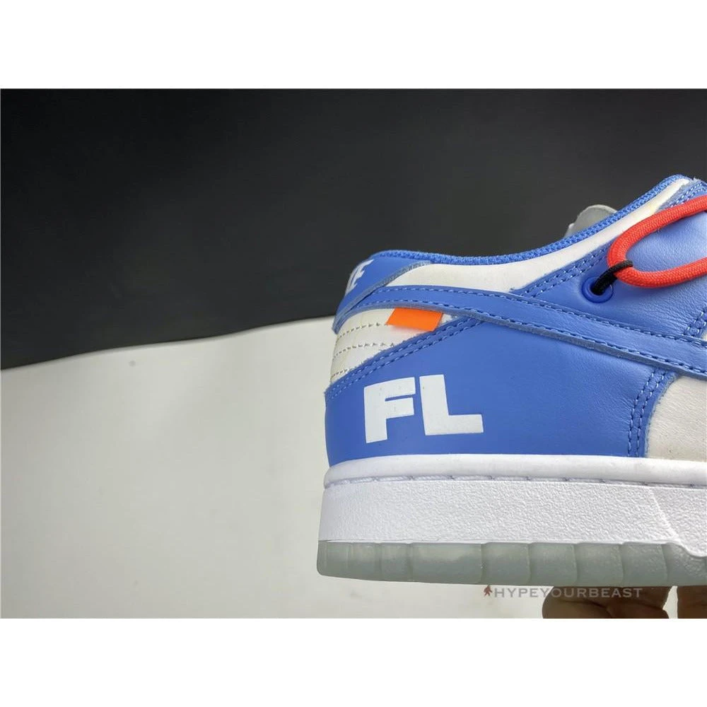 Futura X Off-White X Nike Dunk Low Blue