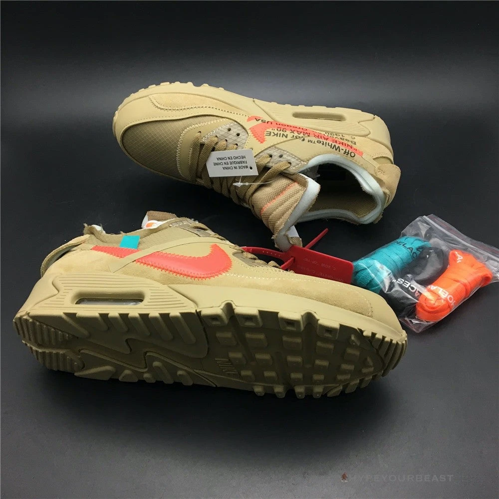 Off White X Nike Air Max 90 “Desert Ore”