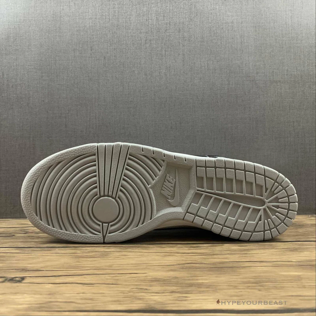 HypeYourBeast Nike Dunk Low Cracked Leather Silver