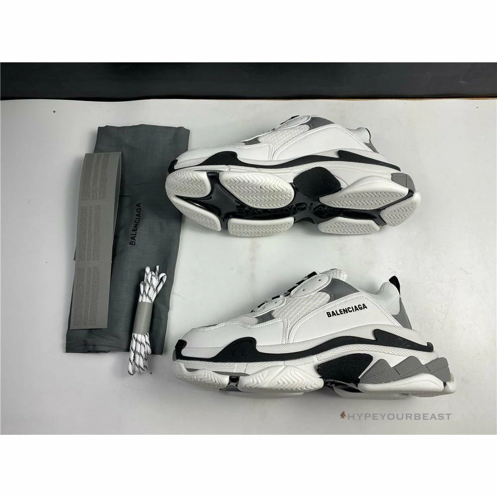 bcg triple s white / black Ba*len*cia*ga triple s