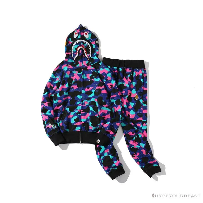 BAPE X KID CUDI Camouflage Hoodie Clothes