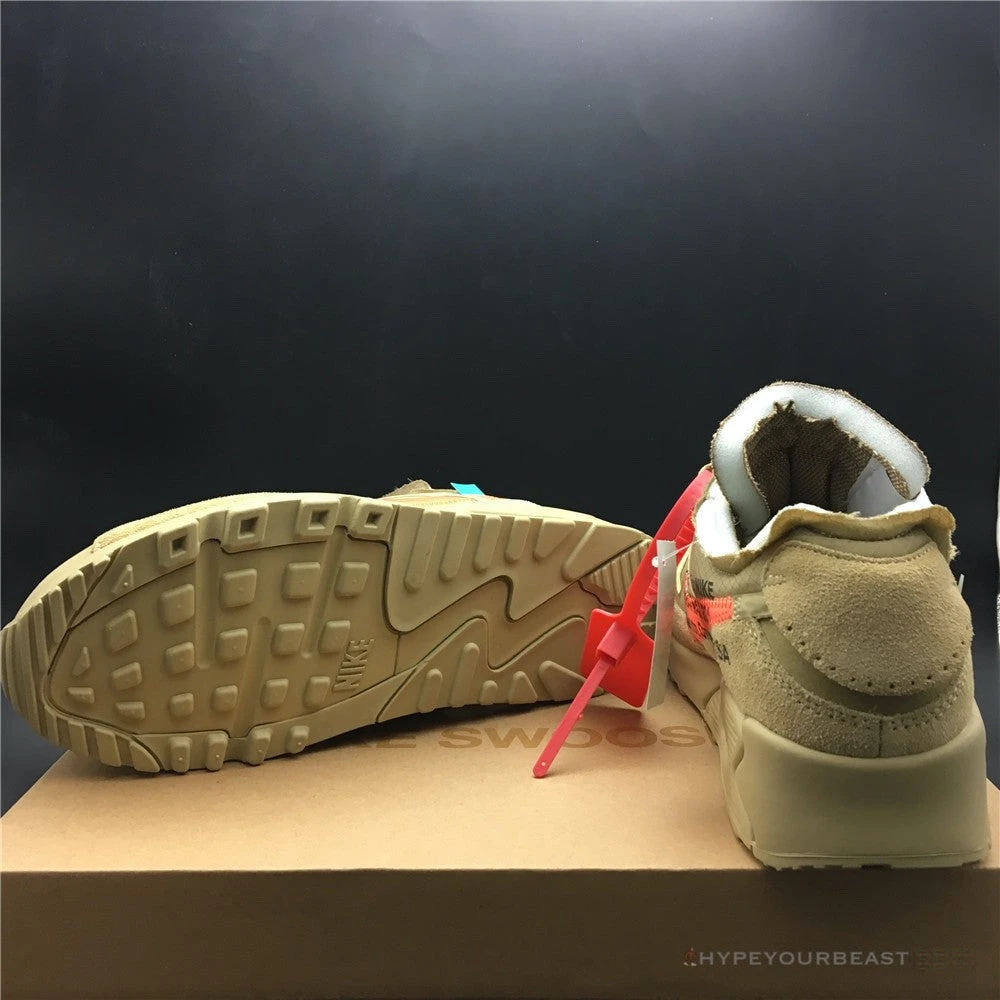 Off White X Nike Air Max 90 “Desert Ore”