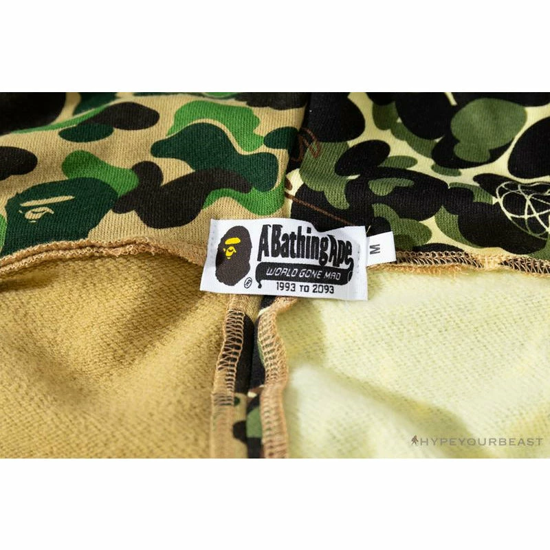 BAPE X UNKLE Camouflage Green Belt Ear Hoodie Clothes