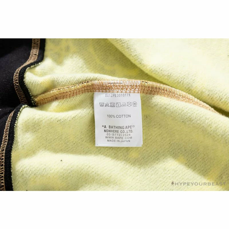 BAPE X UNKLE Camouflage Green Belt Ear Hoodie Clothes