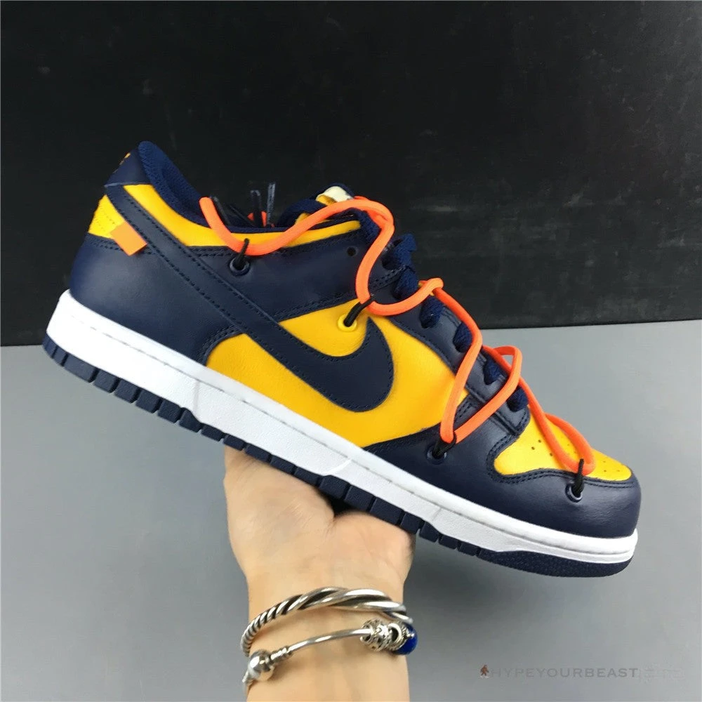 Nike Off-White X Dunk Low ‘University Gold’