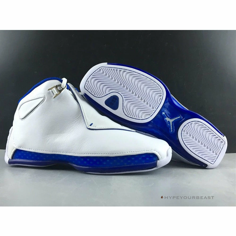 HypeYourBeast Air Jordan 18 Retro ‘White Sport Royal’