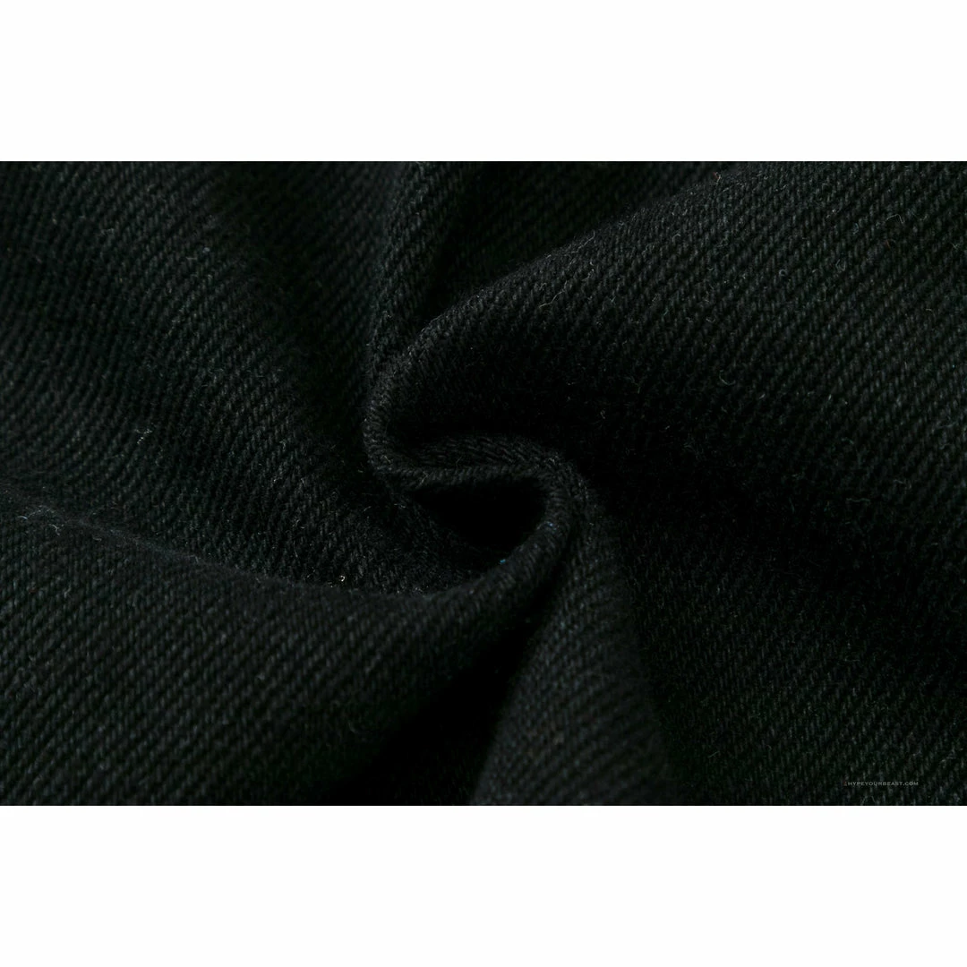 HypeYourBeast Off White Denim Black Jacket – Black Hoodies & Jackets