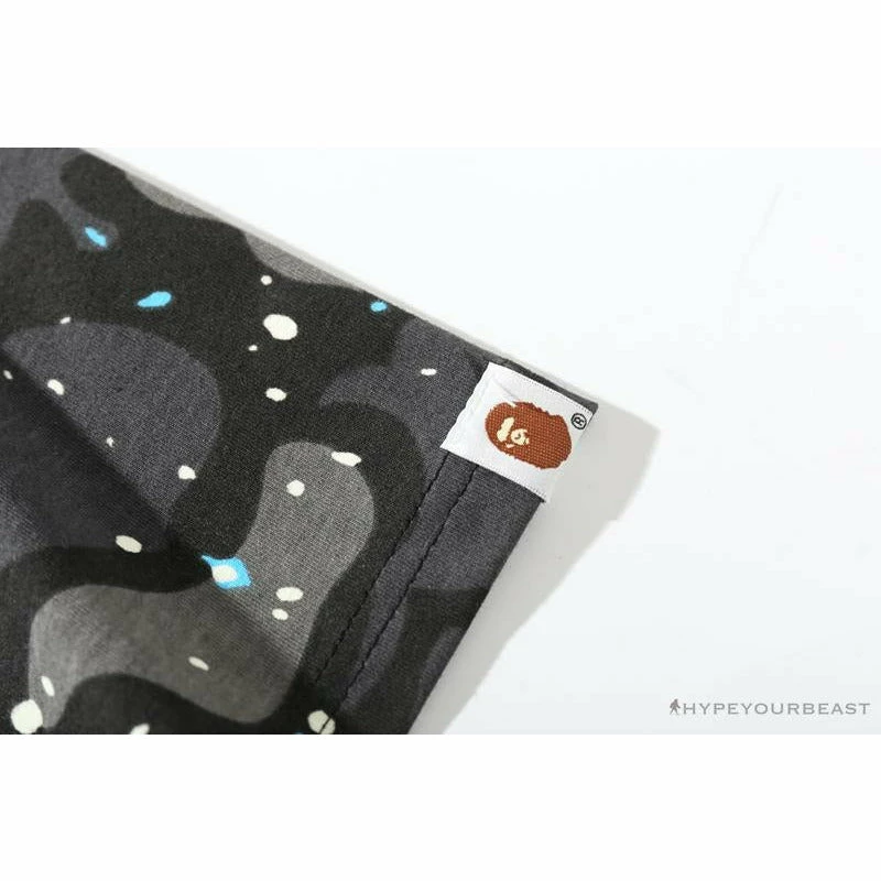 Clothes BAPE Baby Milo Galaxy Astronaut Luminous Tee Shirt ‘BLACK’