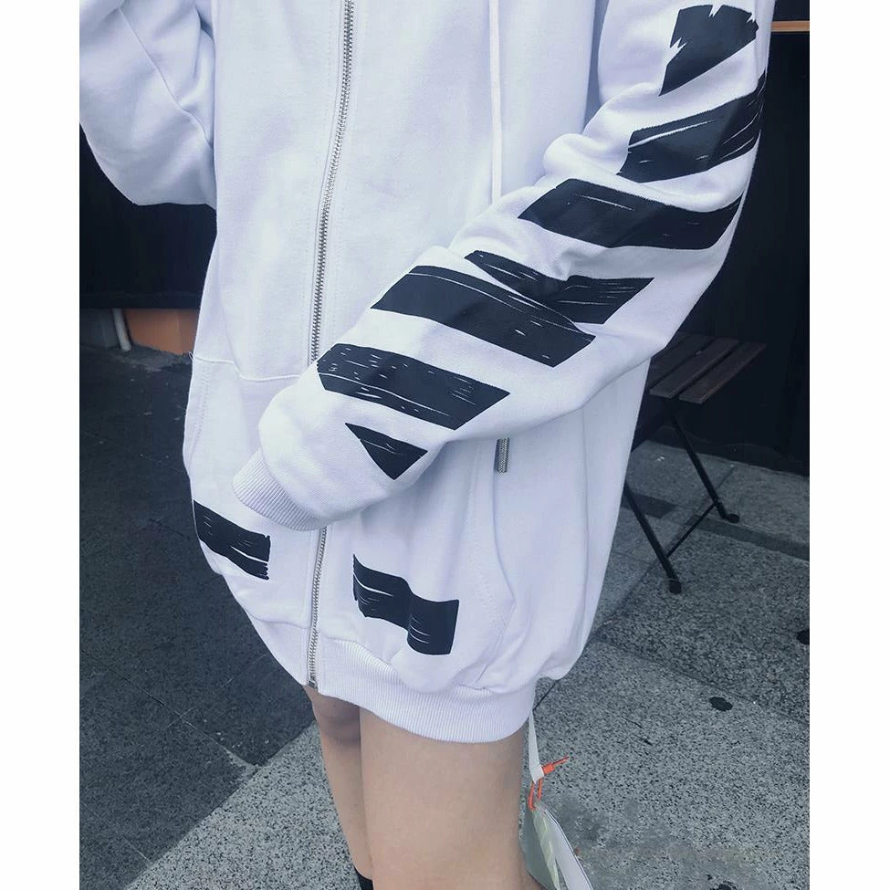 HypeYourBeast Hoodies & Jackets Off White Hoodie White & Black