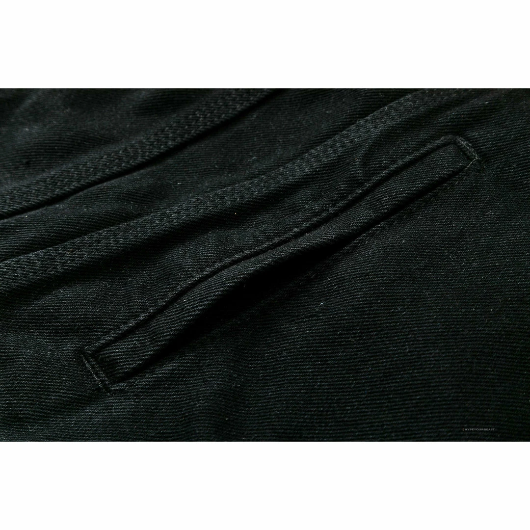 HypeYourBeast Off White Denim Black Jacket – White Hoodies & Jackets