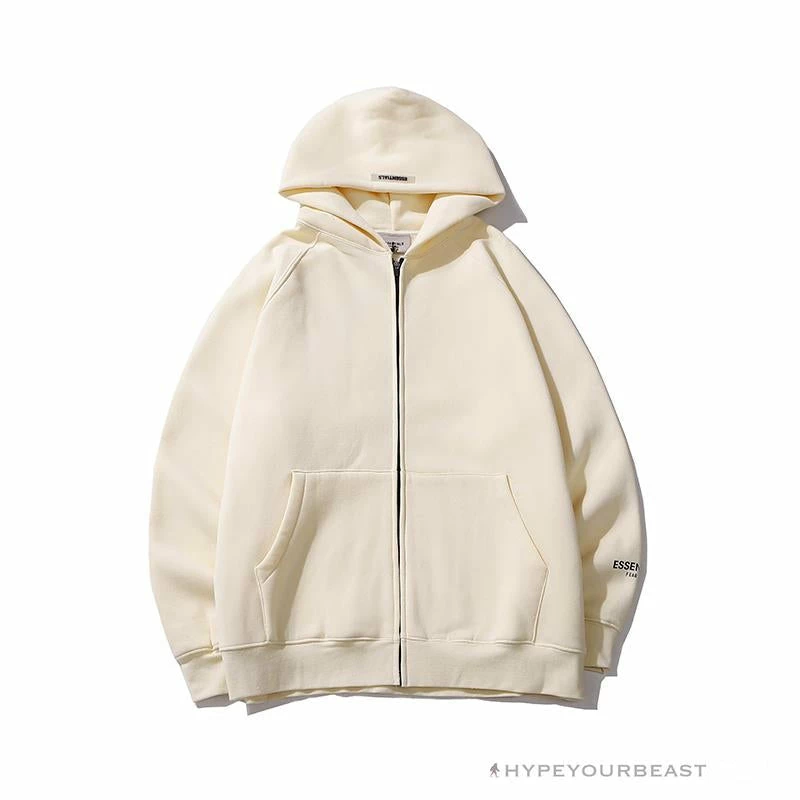 HypeYourBeast FOG Hoodie “ESSENTIALS’ Apricot