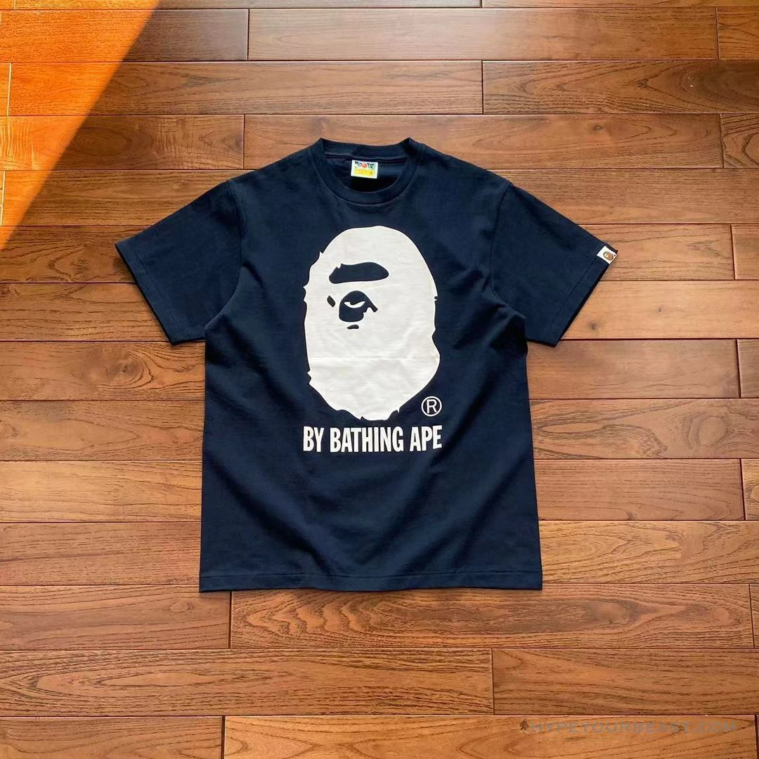 HypeYourBeast Clothes Bape Tee Shirt Blue