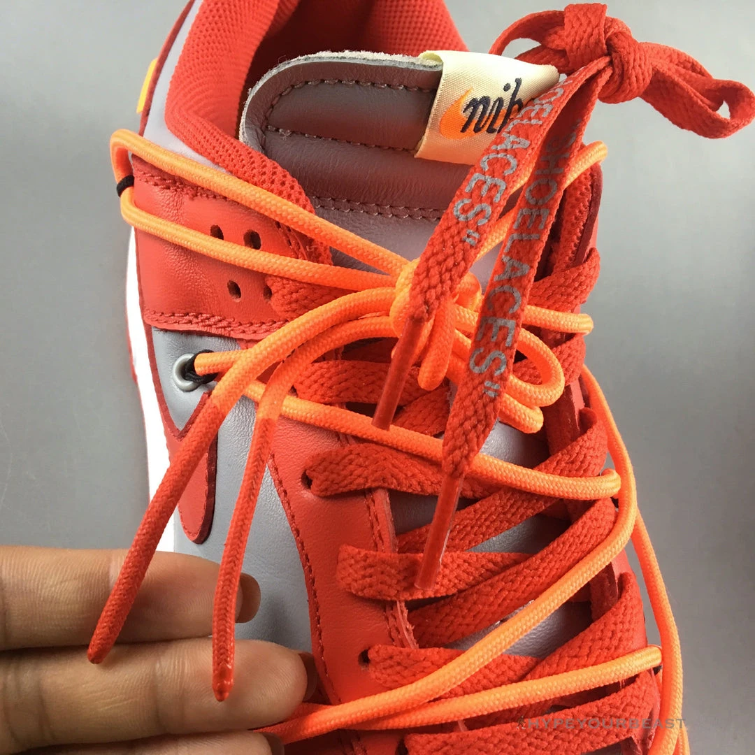 Nike Off-White X Dunk Low ‘University Red’