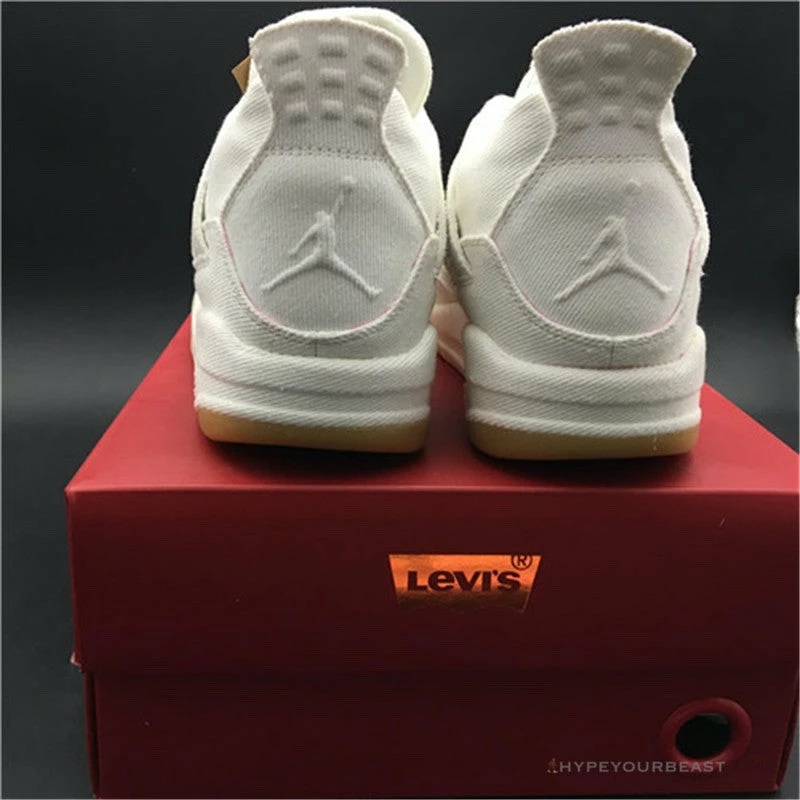 Jordan 4 X Levi’s White