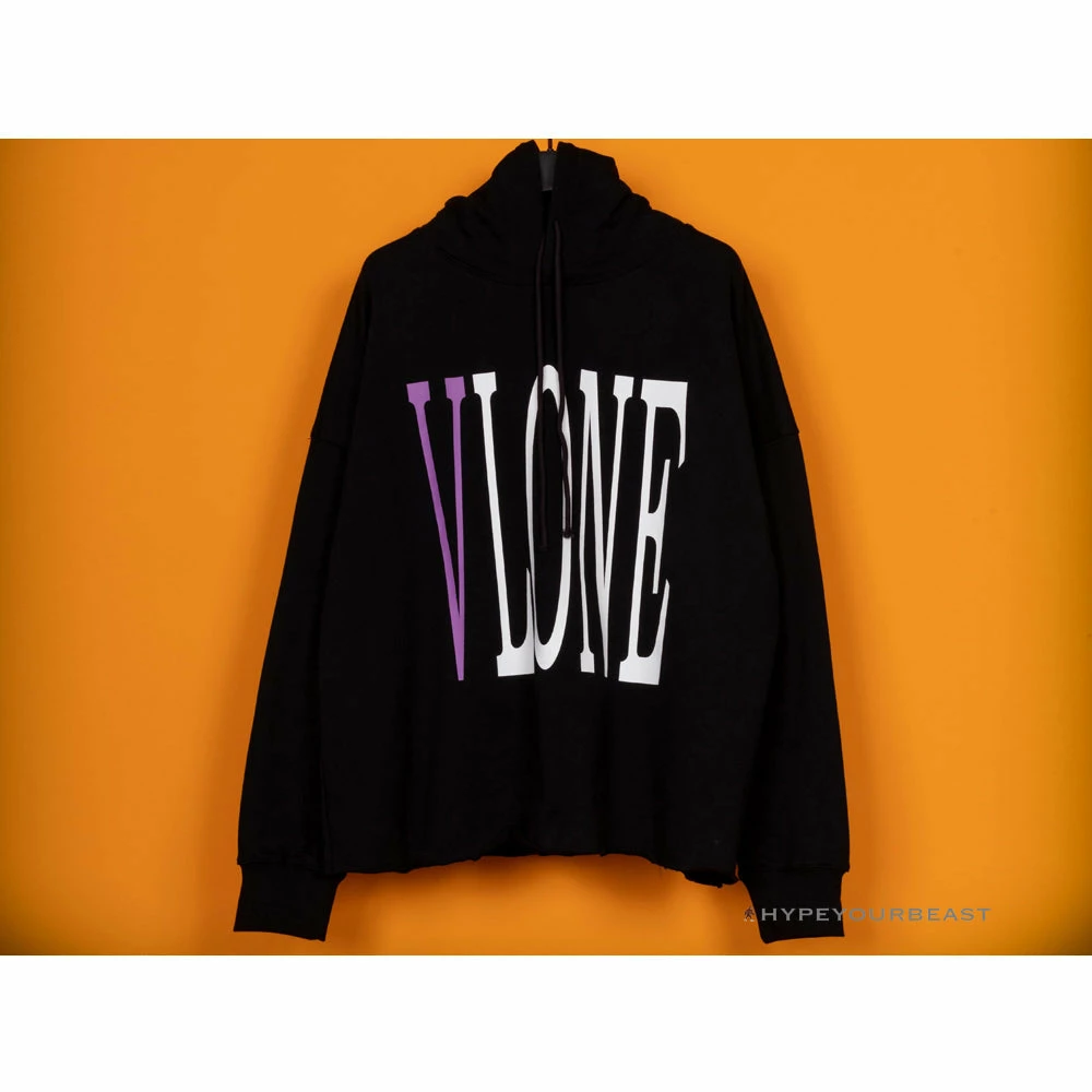 HypeYourBeast Hoodies & Jackets Vlone Purple Black Hoodie