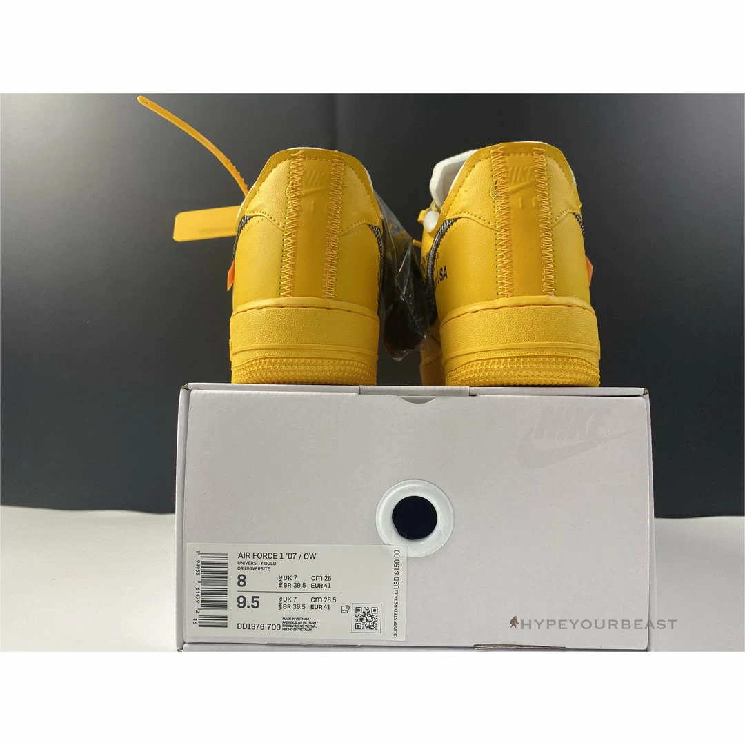 HypeYourBeast Off White X Air Force 1 Low ‘Yellow’