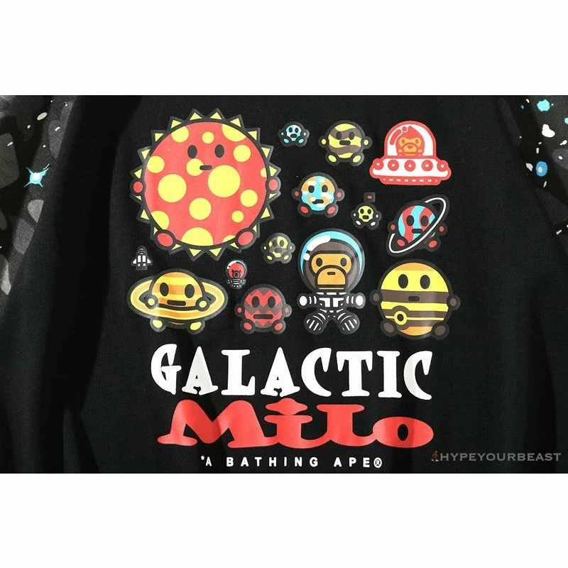 Clothes BAPE Baby Milo Galaxy Astronaut Luminous Tee Shirt ‘BLACK’