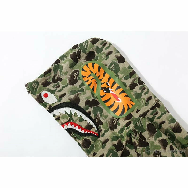 Clothes BAPE Chinese Style Ink Camouflage 10th Anniversary Limited Hoodie ‘GREEN’