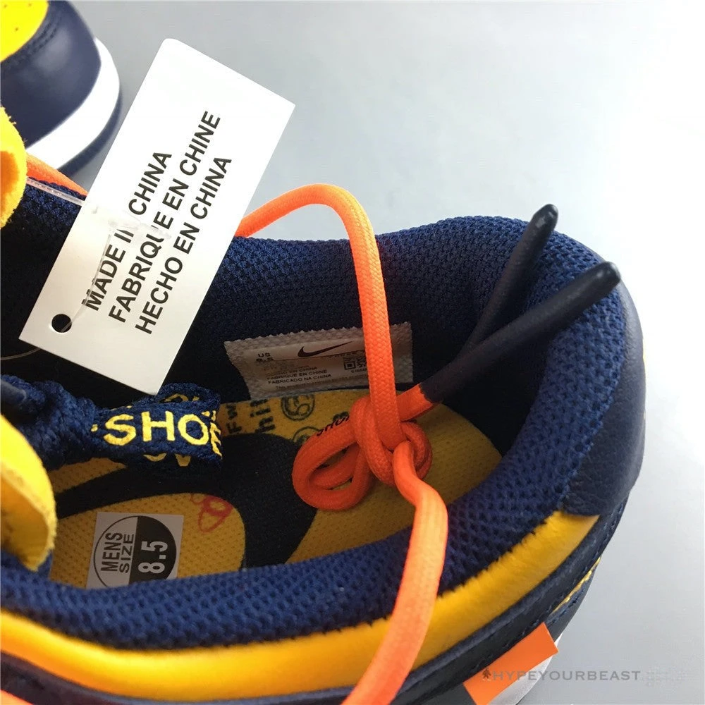Nike Off-White X Dunk Low ‘University Gold’