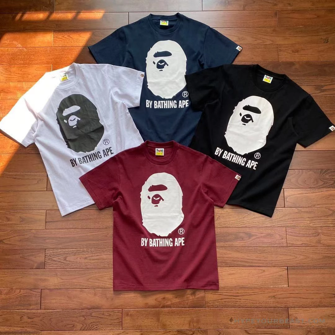 HypeYourBeast Clothes Bape Tee Shirt Blue