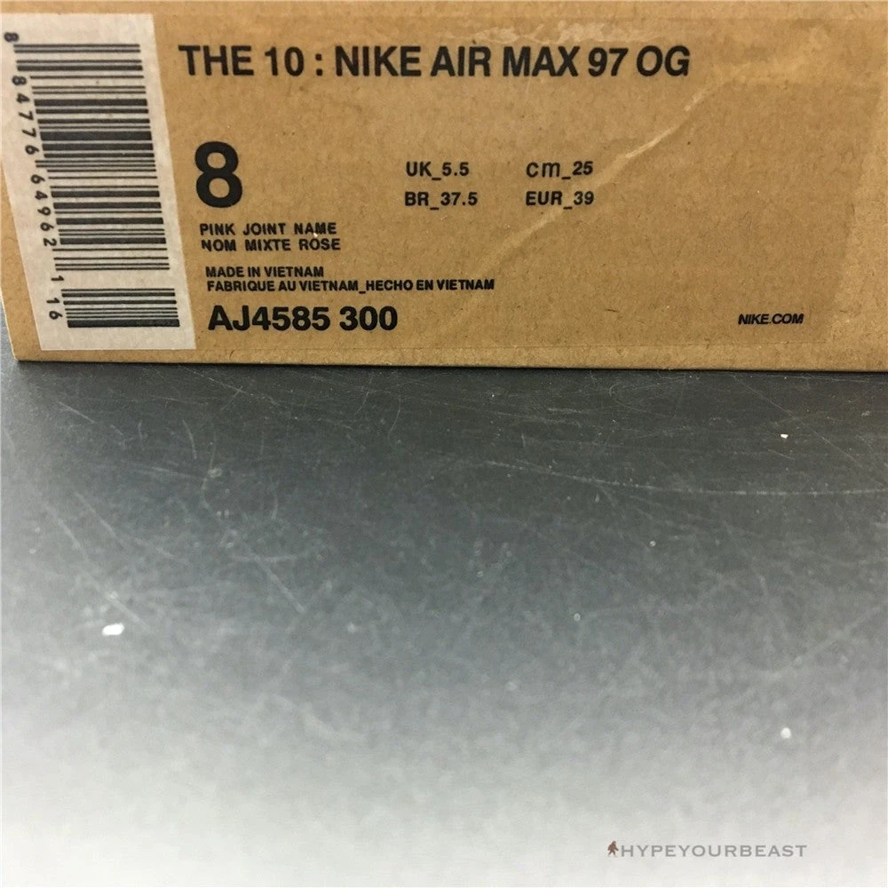 Off-White X Nike Air Max 97 ‘Serena Williams’