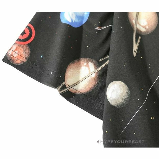 BAPE Shark Head Planet Tee Shirt Clothes