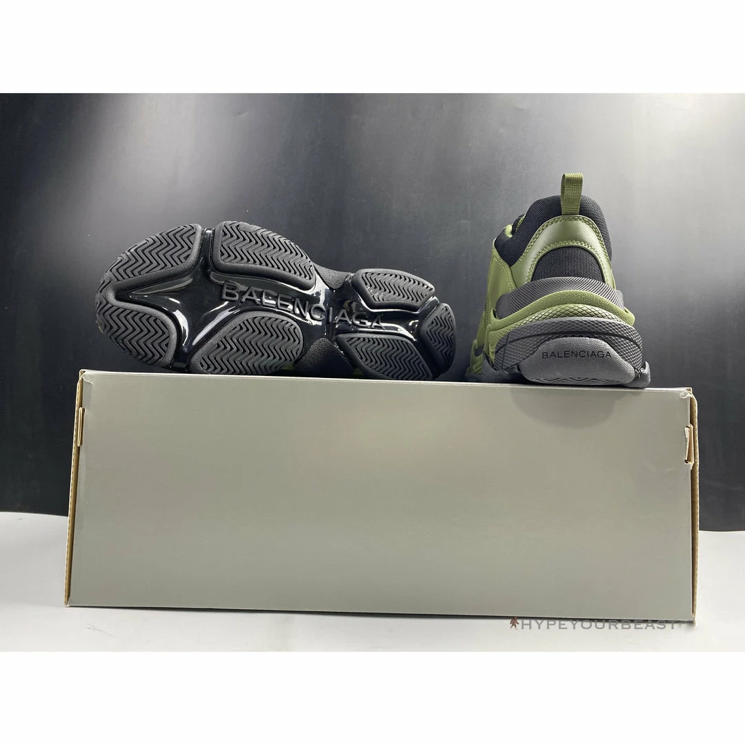 bcg triple s green / black Ba*len*cia*ga