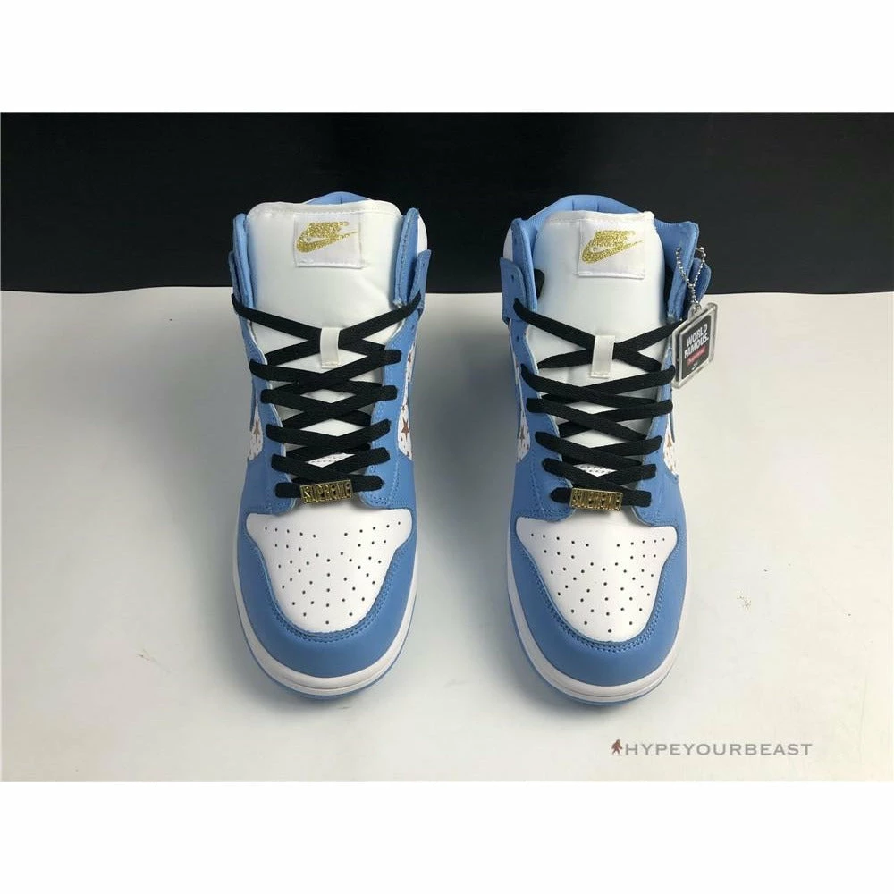 nike dunk high pro sb S*p*e blue stars