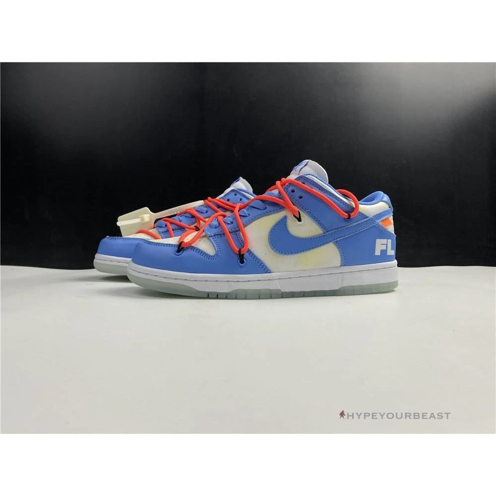 Futura X Off-White X Nike Dunk Low Blue