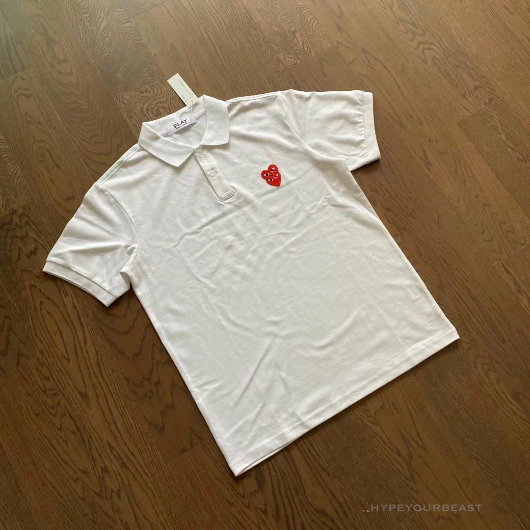 Shirts CDG Polo Shirt White