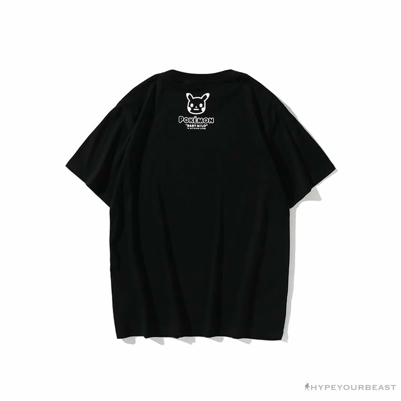 BAPE Baby Milo Pokémon Tee Shirt ‘BLACK’ Clothes