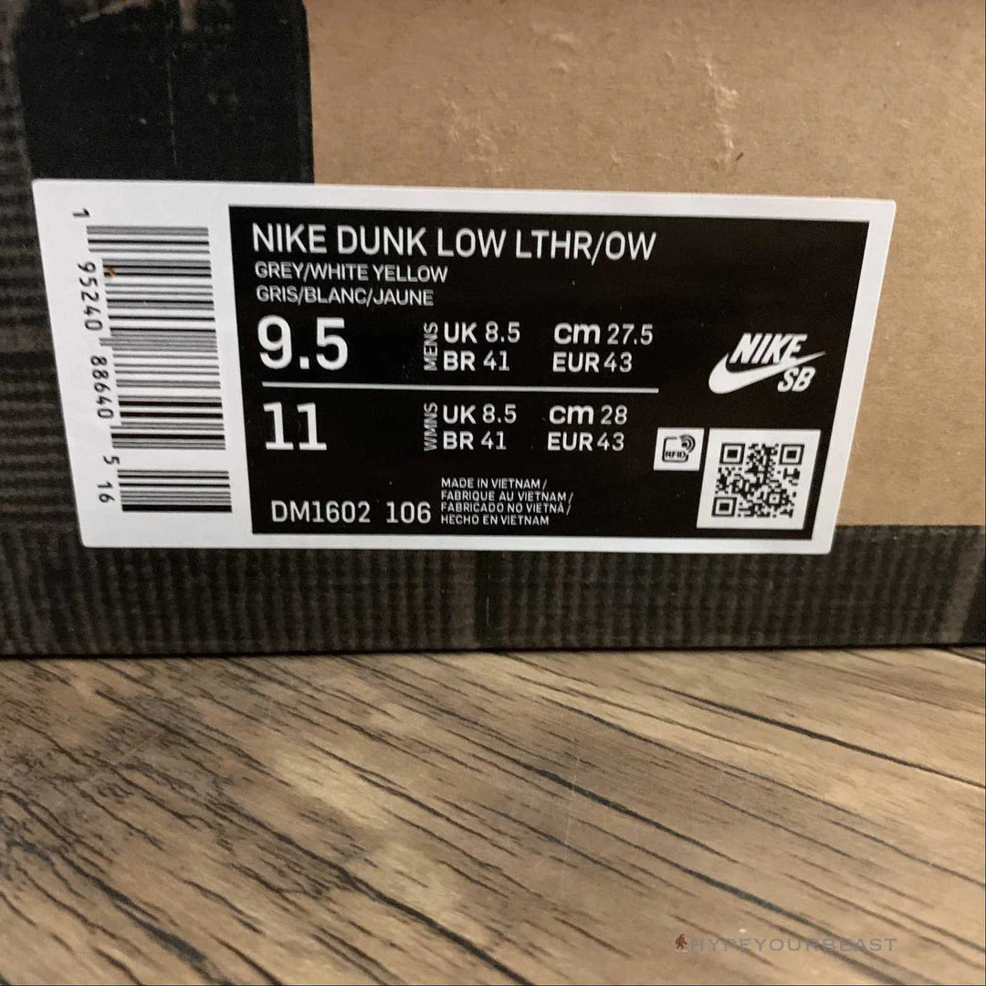 HypeYourBeast Off White X Nike Dunk Low ‘Dear Summer – The 08/50’