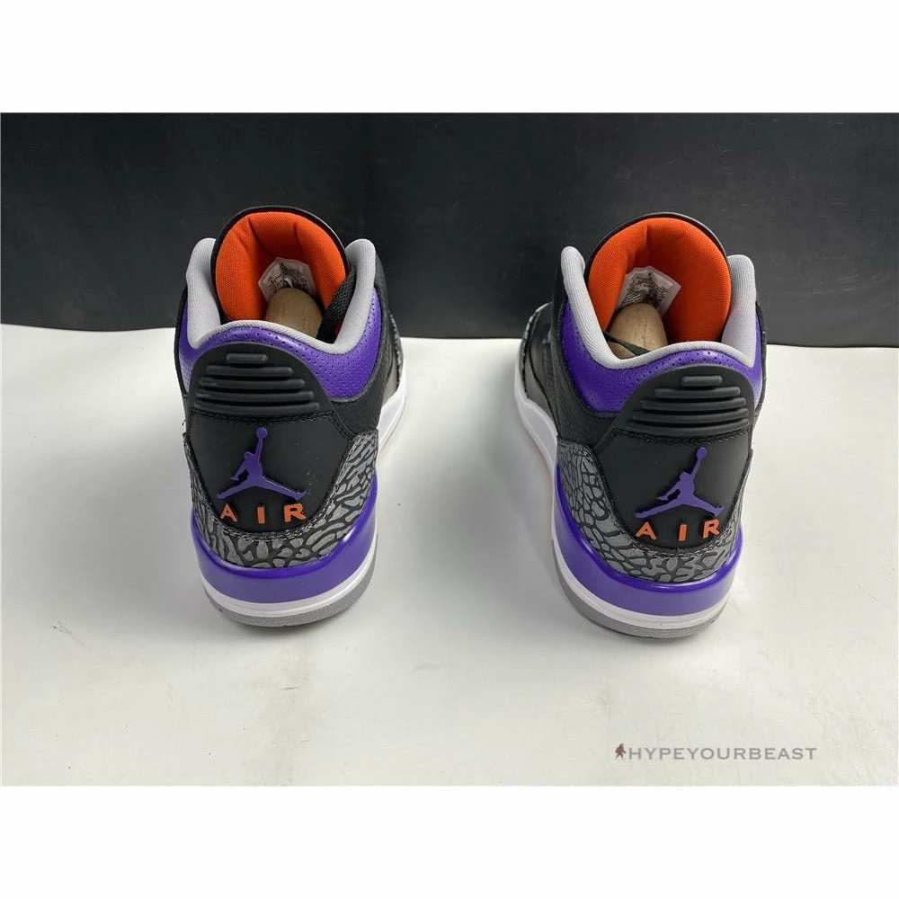 Air Jordan 3 ‘Court Purple Black Cement’