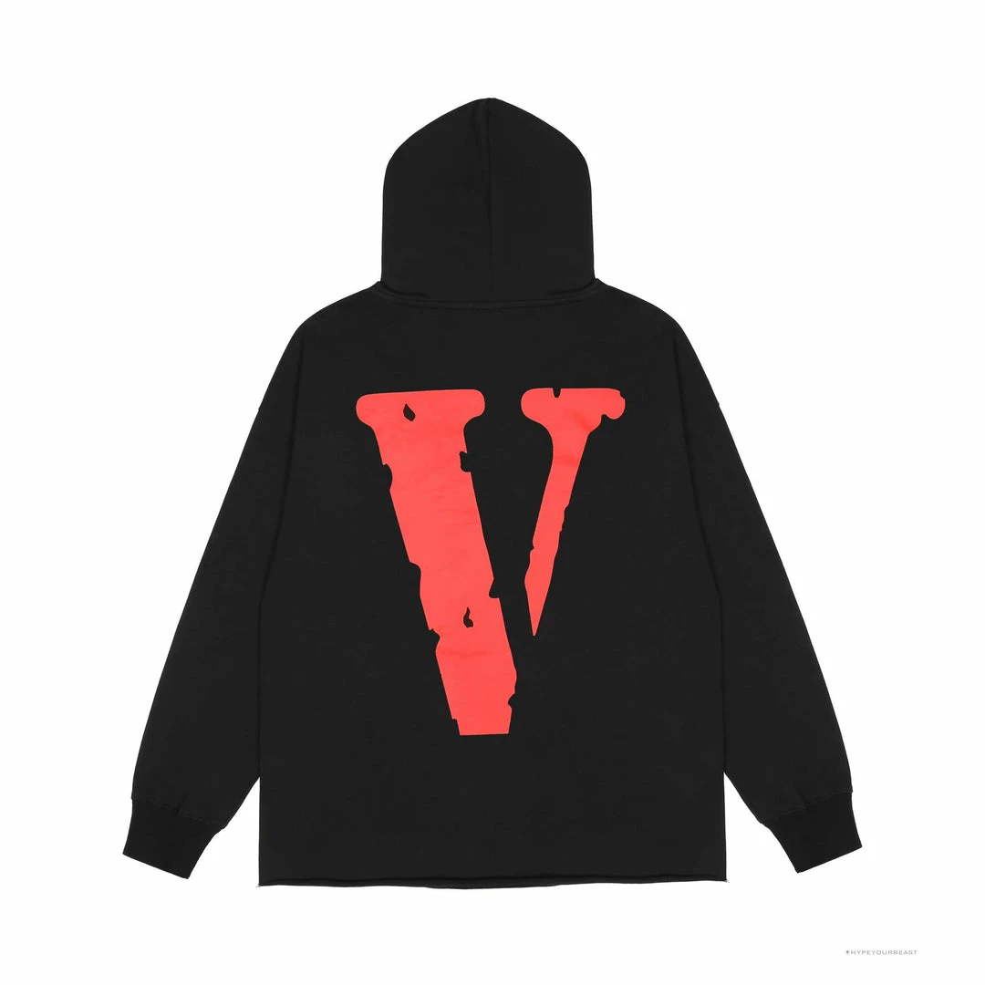 hypeyourbeast vlone hoodie black F**e