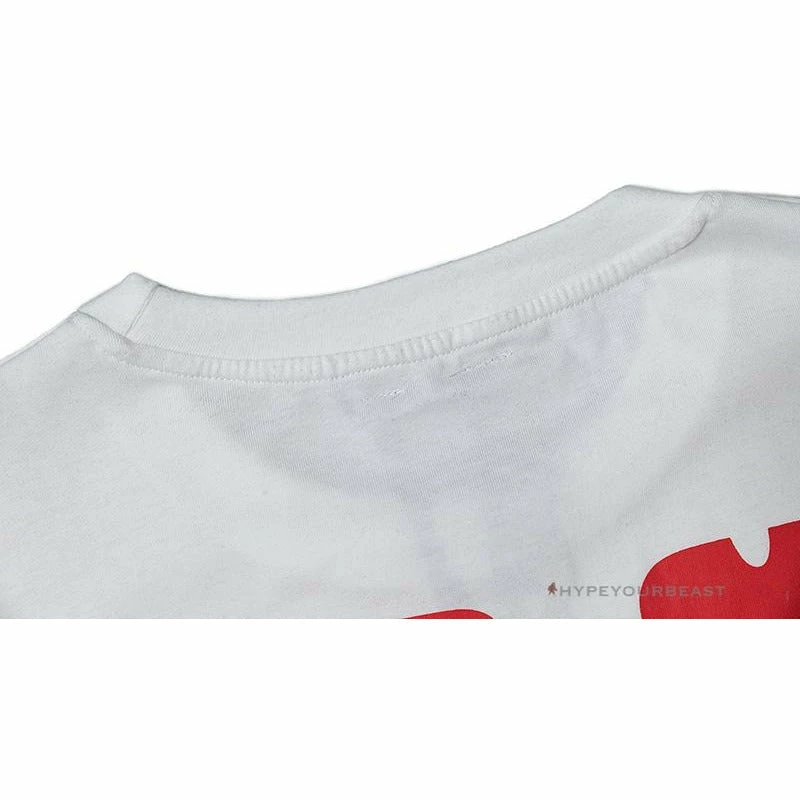 HypeYourBeast Vlone White And Red Tee Shirt T-Shirts