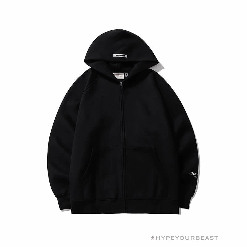 HypeYourBeast FOG Hoodie “ESSENTIALS’ Black