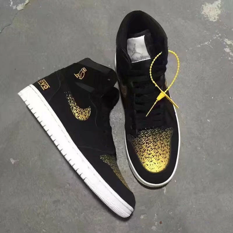 Air Jordan 1 High ‘OVO Gold / Black’