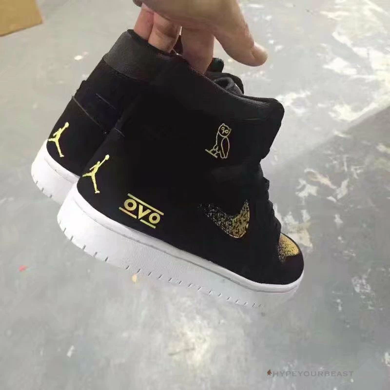Air Jordan 1 High ‘OVO Gold / Black’